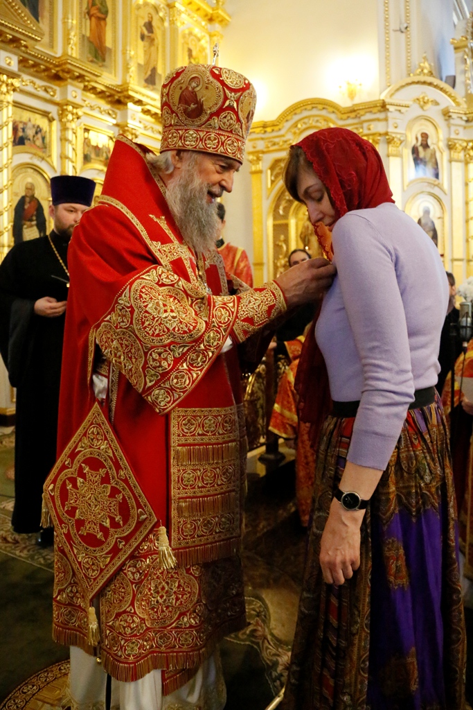 в Свято-Феодоровском кафедральном соборе была совершена Божественная литургия